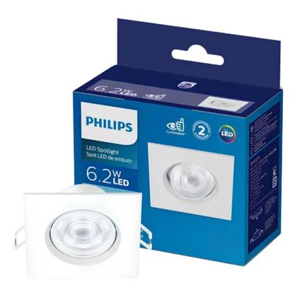 Imagem de Luminária Spot Led 6.2w Philips 6500k 550lm Bivolt GU10