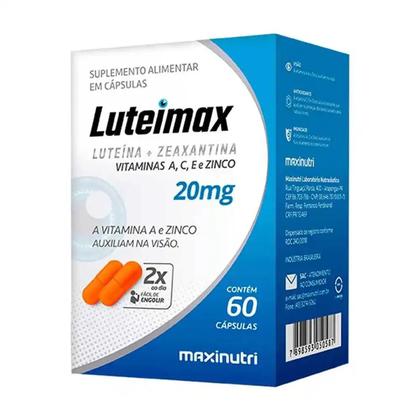 Imagem de Luteimax Luteína e Zeaxantina 20mg 60 Cápsulas Maxinutri
