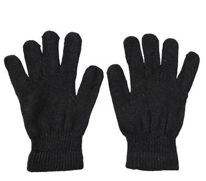 Imagem de Luva de Frio Inverno 1 Par Adulto Tamanho Unico Cor Preto