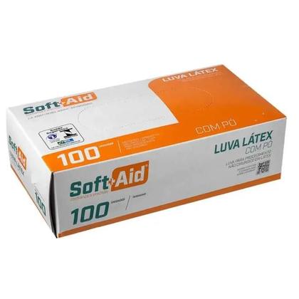 Imagem de Luva para procedimento latex nao esteril g soft aid