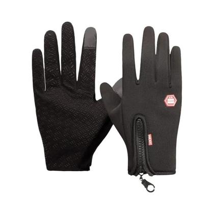 Imagem de Luvas de Ciclismo Quentes com Tela Sensível ao Toque - Antiderrapantes e à Prova d'Água