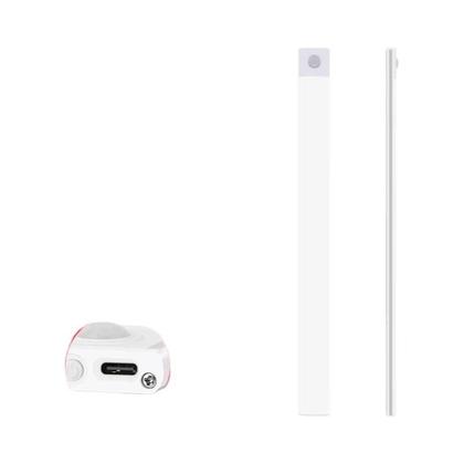 Imagem de Luz Noturna Com Sensor De Movimento Recarregável Por USB, Lâmpada LED Sem Fio Para Armário De