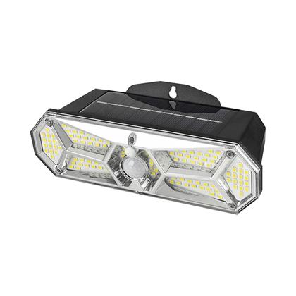 Imagem de Luzes solares ao ar livre, sensor de movimento luzes alimentadas por energia solar Ip65 à prova d'água, 2/3 modos, luzes de segurança de parede para cerca quintal jardim pátio porta da frente