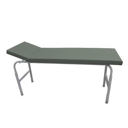 Imagem de Maca Mesa Exame Clínico 80x60x180cm Esmaltada Verde Militar
