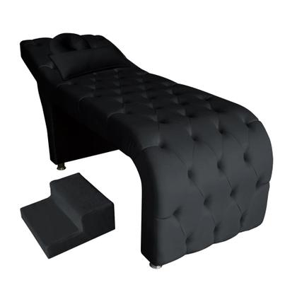 Imagem de Maca Para Estética Capitonê  Premium em Veludo com Escadinha e Almofada