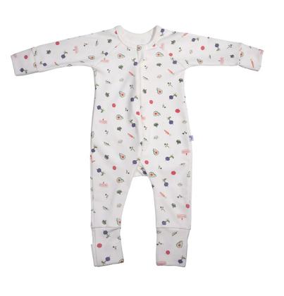 Imagem de Macacão bebê longo com zíper cores e sabores