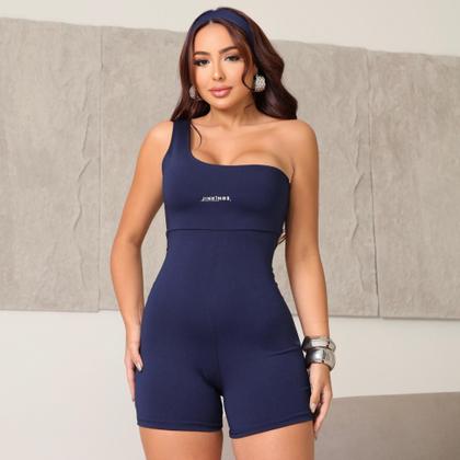 Imagem de Macaquinho Alça única- JinkingStore, Esportivo, Academia, Leve, Fresco, Moderno, Estiloso