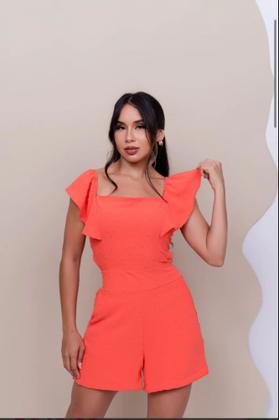 Imagem de Macaquinho Amarração  com bolso