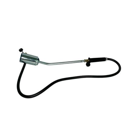 Imagem de Maçarico Lança Chama Turbo Curto Curvo P13 Mangueira 1M