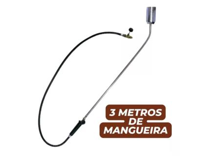 Imagem de Maçarico Lança Chamas Longo 85 Cm! 3m De Mangueira (88B1)