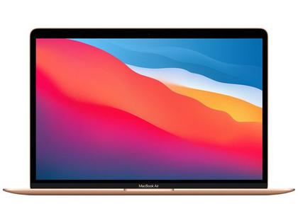 Macbook Air 13,3” Apple M1 8GB - 256GB SSD Dourado - Macbook