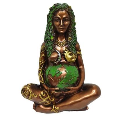 Imagem de Mãe Natureza Gaya Deusa Fertilidade Resina - Selecione A Cor