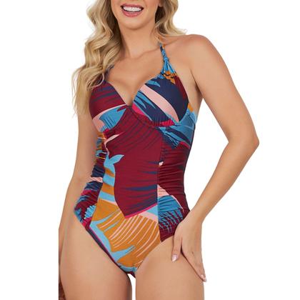 Imagem de Maiô Drapeado com Bojo Zero Barriga Banho de Mar Ref: 601593