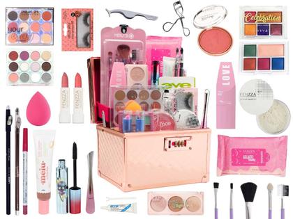 Imagem de Maleta De Maquiagem Completa Com Corretivo Ruby Rose Linda