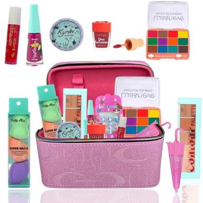 Imagem de Maleta Maquiagem Completa Infantil Crianças Festa Presente