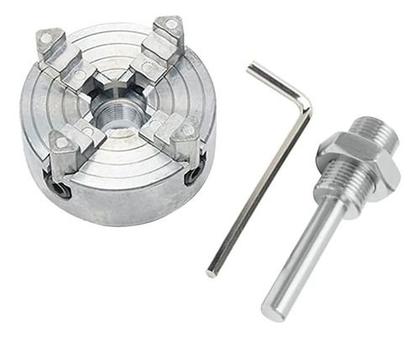 Imagem de Mandril torno 4 mandíbulas biela p/ máquina carpintaria 48mm