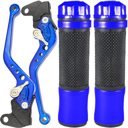 Imagem de Manete de freio embreagem esportivo a tambor YBR125 Factor 2000 a 2016 com manopla par