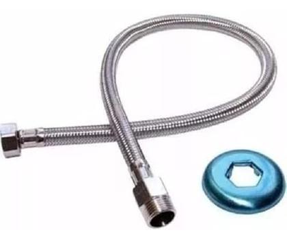 Imagem de Mangueira Engate Flexível Aço Inox 40 Cm 1/2 Entrada - Um Novo Conceito.