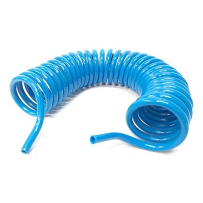 Imagem de Mangueira Espiral 8mm X 5 Metros Tubo P.u Azul Ar Comprimido