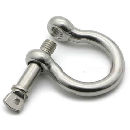 Imagem de Manilha Tornel Balão Em Aço Inox 5Mm Carga 750kg Cabos Corda