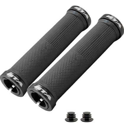 Imagem de Manopla Punho Luva Bike Com Travas Alumínio Emborrachada MTB