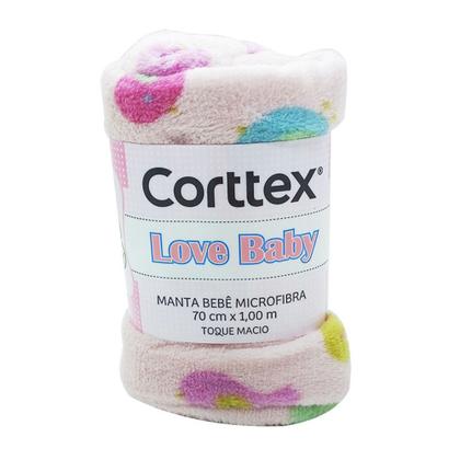 Imagem de Manta Bebê microfibra love baby corttex