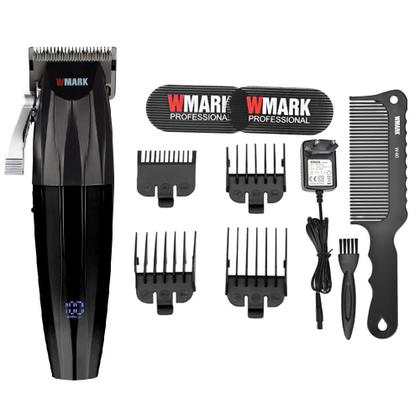 Imagem de Maquina De Corta Cabelo Wmark Ng 222 Prata Profissional