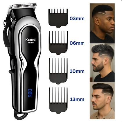 Imagem de Máquina Kemei Km-119 Profissional Alta Precisão Digital