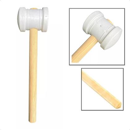 Imagem de Martelo de Borracha Policloreto Vinila Branco 80mm - Eda 9EG