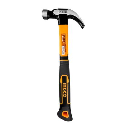 Imagem de Martelo Unha Magnético Ingco Cabeça de 29MM Aço Forjado Cabo de Fibra de Vicro Emborrachado Carpintaria Marcenaria Uso Domésticos Obras