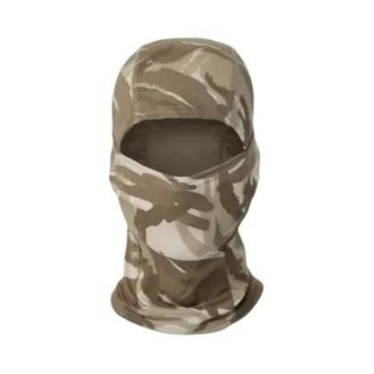 Imagem de Máscara de Equitação com Furo Único - Camuflada, Secagem Rápida e Proteção Solar