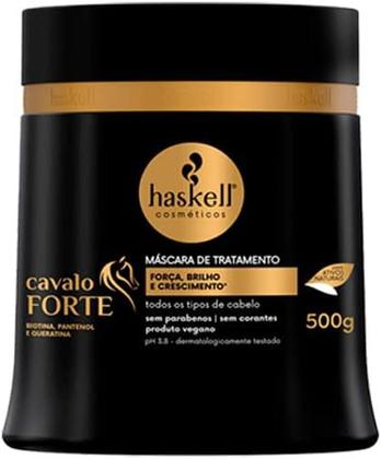 Imagem de Máscara Haskell Cavalo Forte 500g Força Brilho E Crescimento de Verdade