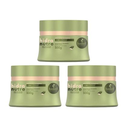 Imagem de Mascara Haskell Hidranute 300G - Kit Com 3Un