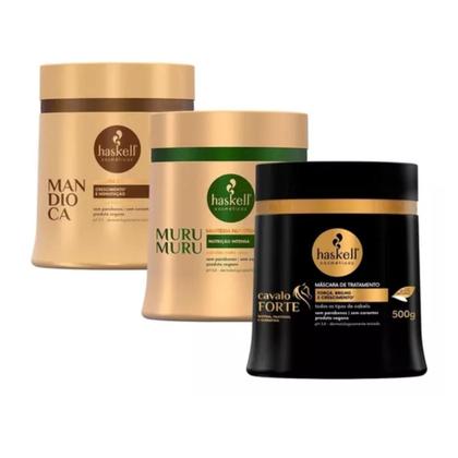 Imagem de Máscaras Cavalo Forte, Murumuru, Mandioca 500g Cronograma