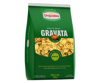 Imagem de Massa Com Ovos Gravata Orquídea 500g