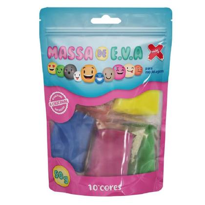 Imagem de Massa De Eva Para Modelar 10 Cores Make+ Pacote 50g