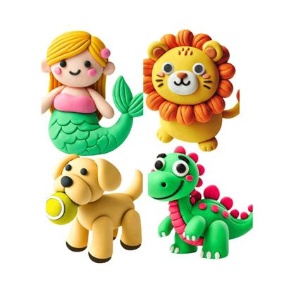 Imagem de MassaCria personagens Macia Molda Divertida com QR Code