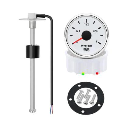 Imagem de Medidor De Nível De Água Com Luz De Fundo De 7 Cores 2 52mm 100-600mm 0-190 Ohm Para Tanque De