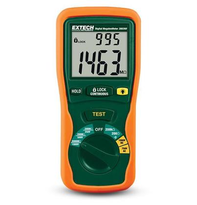 Imagem de Megômetro Digital de Ajuste Automático Extech 380260