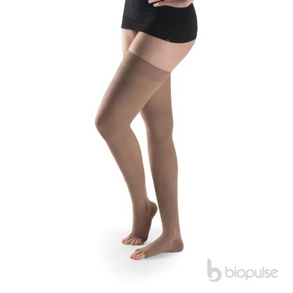 Imagem de Meia 7/8 Média Compressão 20-30 mmhg Basic Bege Sigvaris
