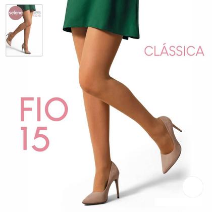 Imagem de Meia Calça Clássica Fio 15 Selene 9020.001 Microfibra