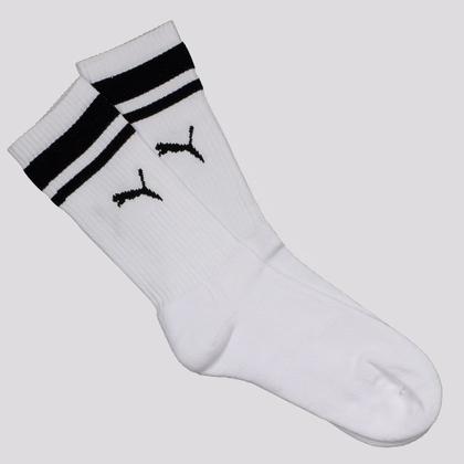 Imagem de Meia Puma Cano Longo Heritage Branca