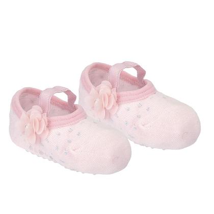 Imagem de Meia Sapatilha Festa Bebê Menina Tamanho 16 a 20 - Pimpolho