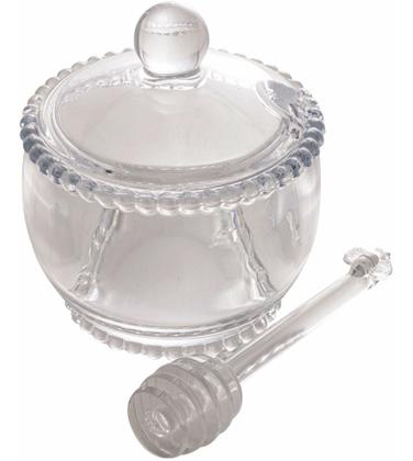 Imagem de Meleira 10X10CM Com Colher Pearl De Cristal Ecológico