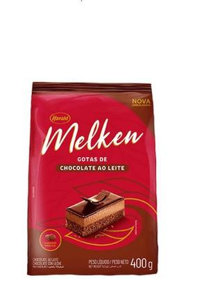 Imagem de Melken Chocolate Ao Leite Gotas  - Pacote 400G