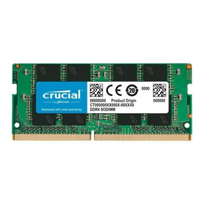 Imagem de Memória Crucial Sodimm 8GB, 3200MHz, DDR4, CL22 - CT8G4SFRA32A