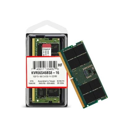 Imagem de Memoria notebook 16gb ddr5 5600 cl46 1.1v kvr56s46bs8-16 kingston