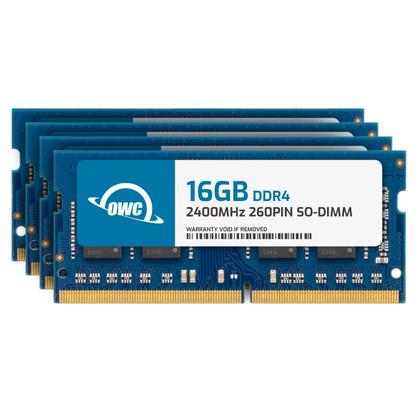 Imagem de Memória OWC 64 GB (4 x 16 GB) PC19200 DDR4 2400 MHz CL17