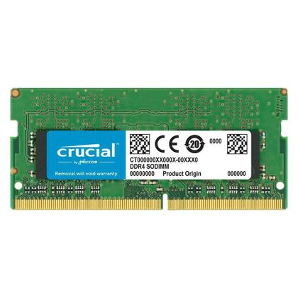 Imagem de Memória para Notebook Crucial, 8GB, 3200MHz,DDR4,CL22