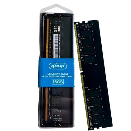 Memória RAM Desktop Gamer DDR4 16GB 2666MHz DIMM Knup KP HD818